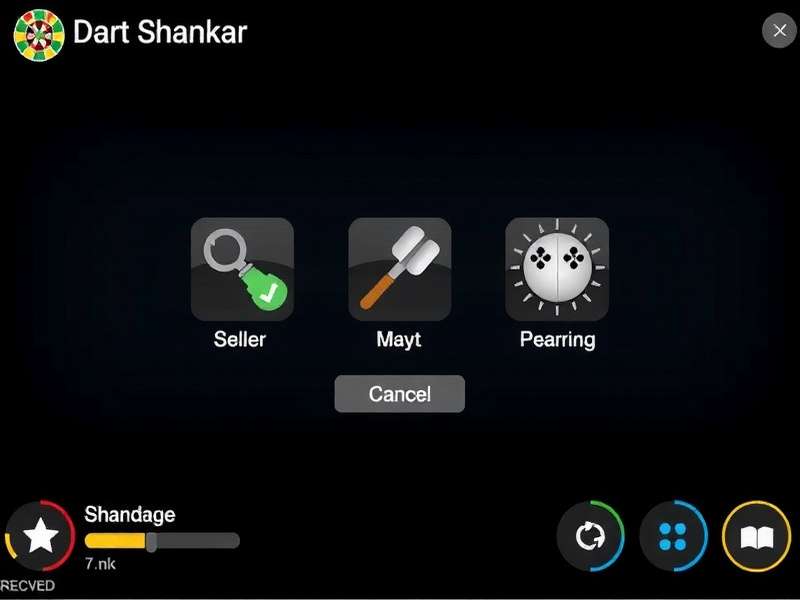 Dart Shankar Main Game Screen Dart Shankar Game Interface